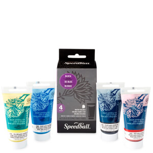 Speedball Basic Block Printing Ink Set 4 x 37cc